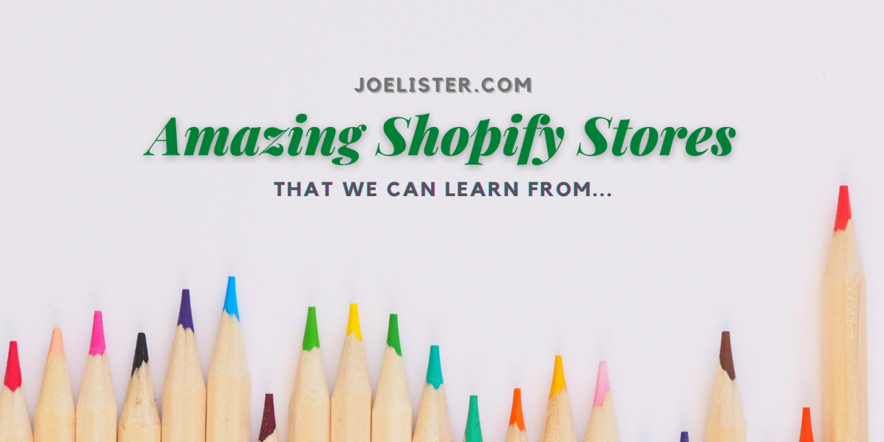 18 Amazing Shopify Stores We Can Learn From